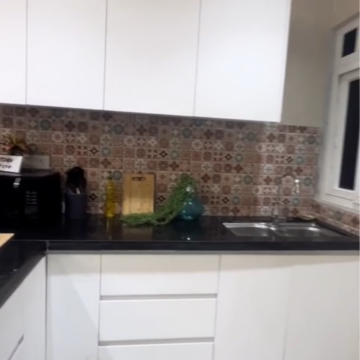 Kitchen in 1 BHK Apartment at Cosmos CHS Kurla, Shiv Shrushti – for Sale