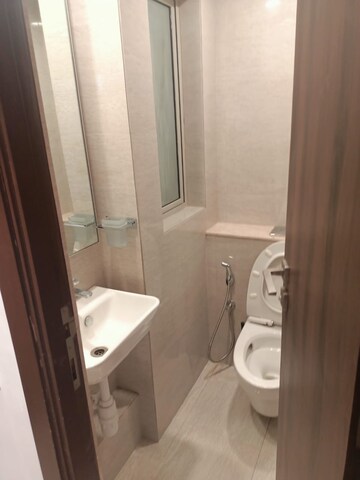 Bathroom in 1 BHK Apartment at Hiranandani Regent Hill, Powai – for Rent