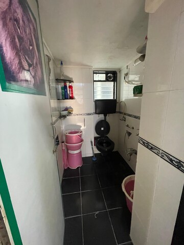 Bathroom in 2 BHK Apartment at Hira Panna CHS, Mira Road East – for Sale