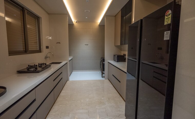 Kitchen, viman nagar 3 Bedroom 1546 Sq.Ft. Apartment In Viman Nagar Pune 9307156