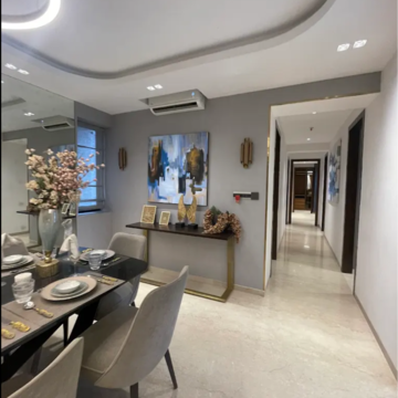 Living Room in 4 BHK Apartment at INS Tower, G Block Bkc – for Sale