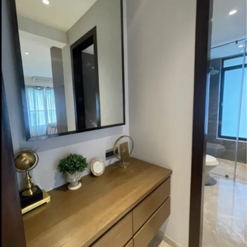 Kitchen in 4 BHK Apartment at INS Tower, G Block Bkc – for Sale