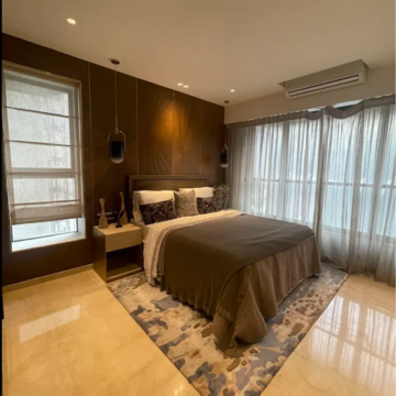 Living Room in 4 BHK Apartment at INS Tower, G Block Bkc – for Sale