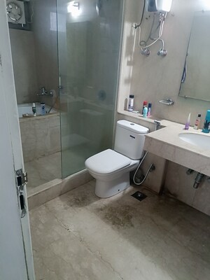 Bathroom in 3 BHK Apartment at Bestech Park View City 1, Sector 48 – for Rent