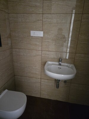 Bathroom in 2 BHK Apartment at Chandak 34 Park Estate, Goregaon West – for Rent