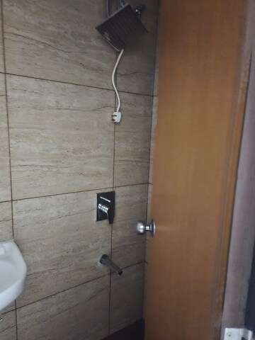 Bathroom in 2 BHK Apartment at Chandak 34 Park Estate, Goregaon West – for Rent