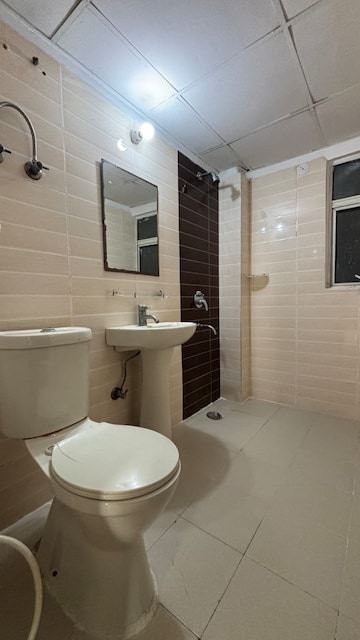 Bathroom in 3 BHK Apartment at Geotech Pristine Avenue, Sector 16c Greater Noida – for Sale