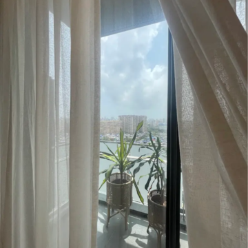 Balcony in 3 BHK Apartment at INS Tower, G Block Bkc – for Sale