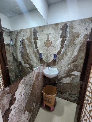 Bathroom in 2 BHK Apartment at Bandra West – for Rent