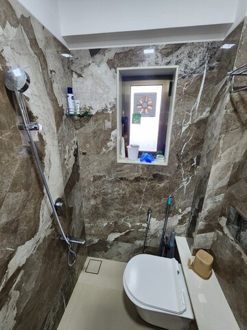 Bathroom in 2 BHK Apartment at Bandra West – for Rent