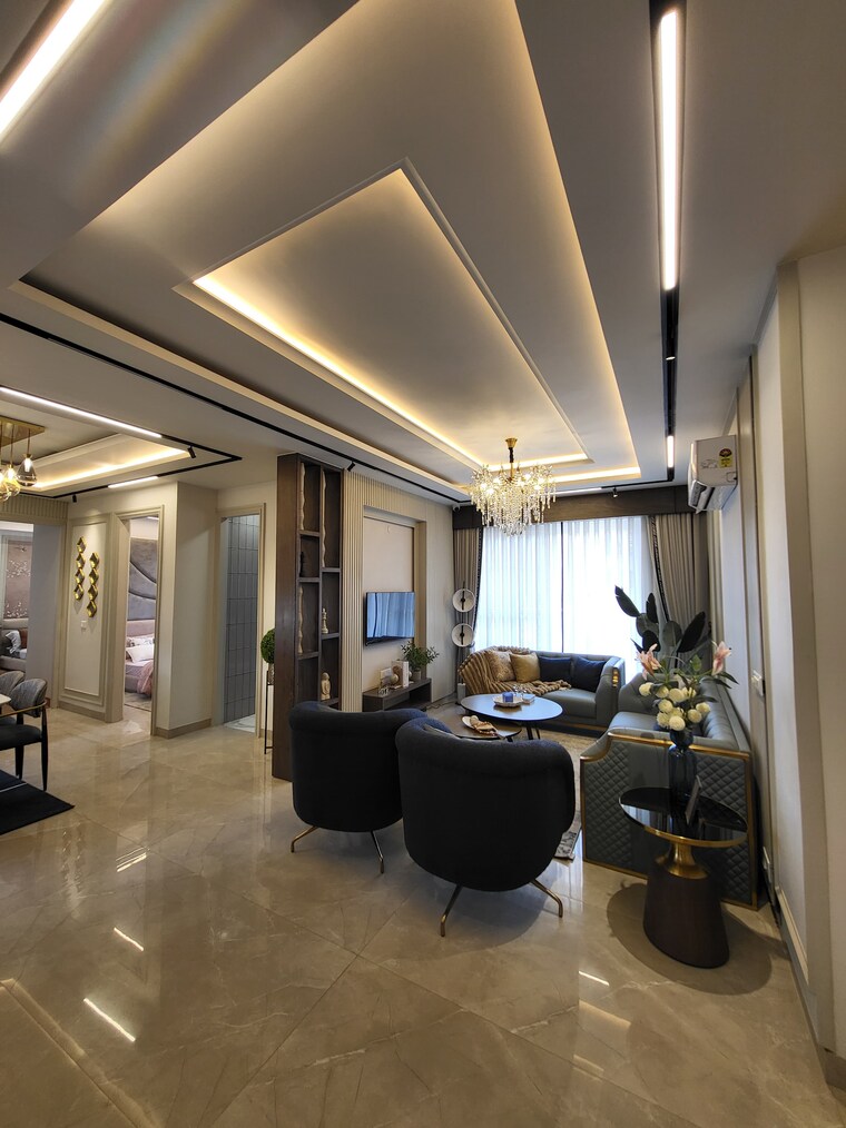 Living Room, urban-the-zirk 3 Bedroom 1750 Sq.Ft. Apartment In Nabha Zirakpur 9307245