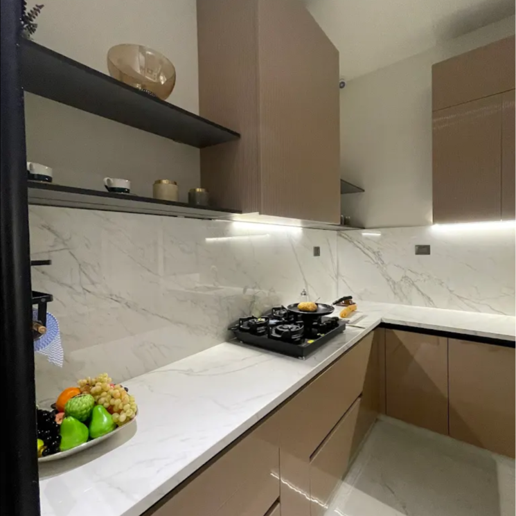 Kitchen, roswalt-raya 2 Bedroom 747 Sq.Ft. Apartment In Wadavali Village Mumbai 9307284