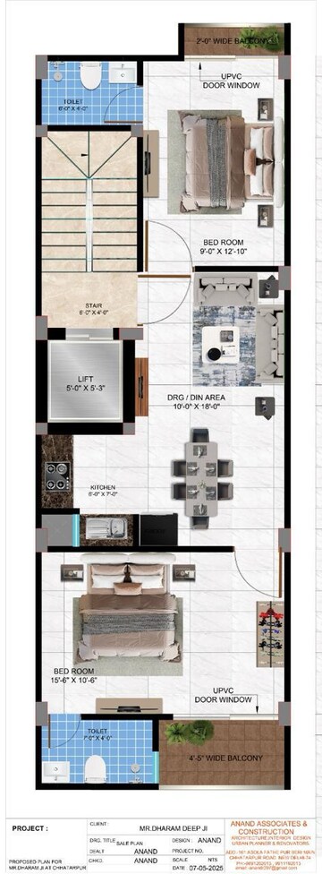 2 BHK Builder Floor For Sale in Rajpur Khurd Extension