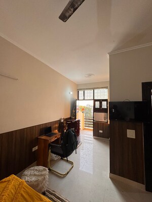 Living Room in Studio Builder Floor at Sector 52 – for Rent