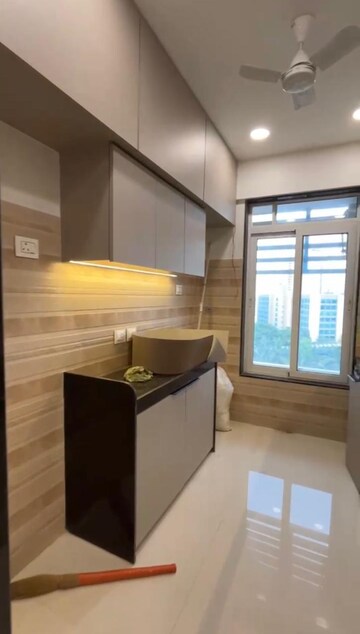 Kitchen in 1.5 BHK Apartment at Sheth Avante, Kanjurmarg West – for Rent