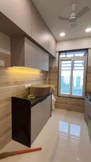 Kitchen in 1.5 BHK Apartment at Sheth Avante, Kanjurmarg West – for Rent