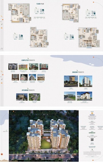 Floor Plan in 3 BHK Apartment at Bariatu – for Sale