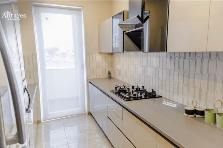 Kitchen, hlp-palmillas 3 Bedroom 1750 Sq.Ft. Villa In Vip Road Zirakpur 9307498