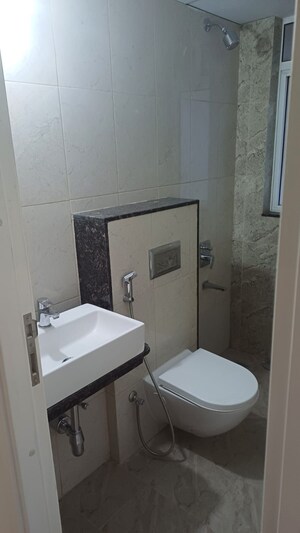 Bathroom in 2 BHK Apartment at Godrej Green Vistas, Mahalunge – for Rent