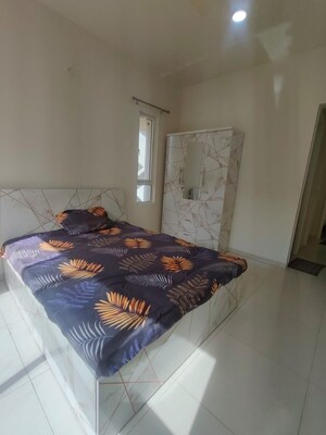 Bedroom in 2 BHK Apartment at Godrej Green Vistas, Mahalunge – for Rent
