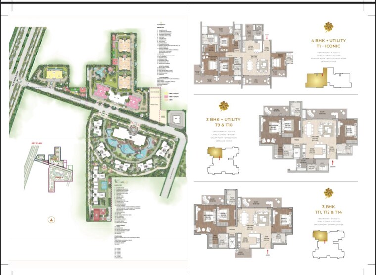 Master Plan, signature-global-cloverdale 4 Bedroom 3480 Sq.Ft. Apartment In Sector 71 Gurgaon 9307608
