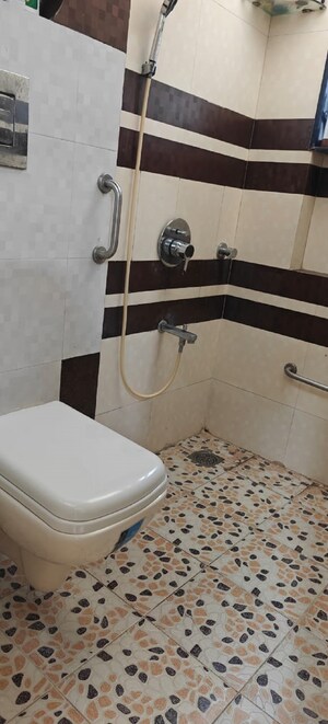 Bathroom in 1 BHK Apartment at Bandra West – for Rent