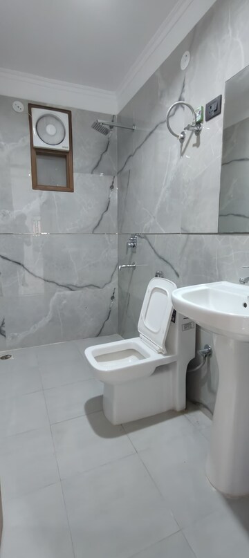 Bathroom in 3 BHK Builder Floor at Chattarpur – for Rent