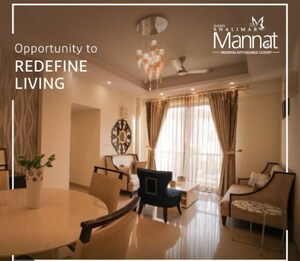 Living Room in 3 BHK Apartment at Shalimar Mannat, Faizabad Road – for Sale