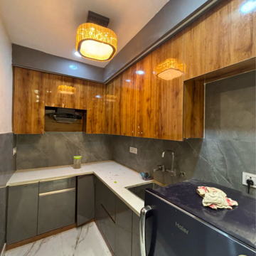 Kitchen in 2 BHK Builder Floor at Uttam Nagar – for Rent