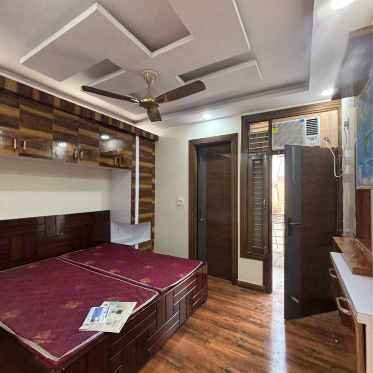 Bedroom, uttam nagar 2 Bedroom 550 Sq.Ft. Builder Floor In Uttam Nagar Delhi 9307664