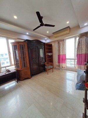 Living Room in 4 BHK Apartment at Merlin Cambridge, Tollygunge – for Rent