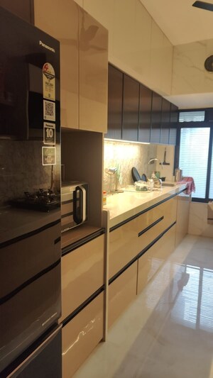 Kitchen in 2 BHK Apartment at Lake View Apartments Powai, Powai – for Rent