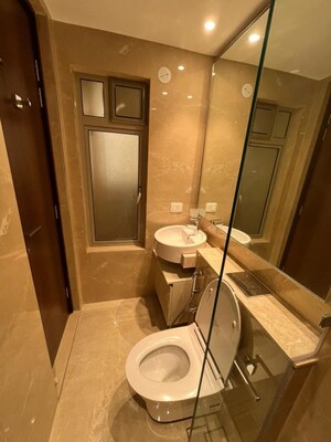 Bathroom in 1 BHK Apartment at Hiranandani Highland, Powai – for Rent