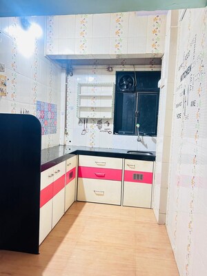 Kitchen in 1 BHK Apartment at Arpan CHS Kharghar, Kharghar Sector 21 – for Rent