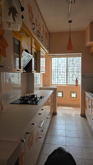 Kitchen in 2.5 BHK Apartment at DLF Westend Heights New Town, Akshayanagar – for Sale