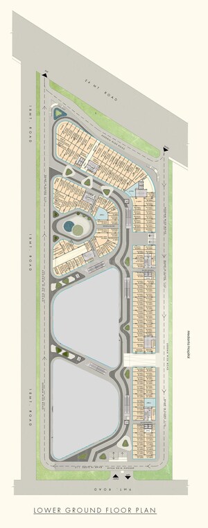  Shop – Map Location View at Migsun Lucknow Central, Sushant Golf City - for Sale