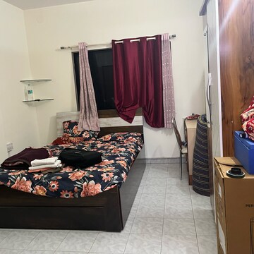 Bedroom in 2 BHK Apartment at Kumar Samruddhi Society, Bhim Nagar – for Rent