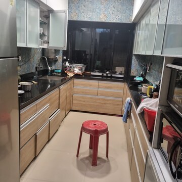 Kitchen in 4 BHK Apartment at Silver Sand CHS, Shashtri Nagar – for Rent