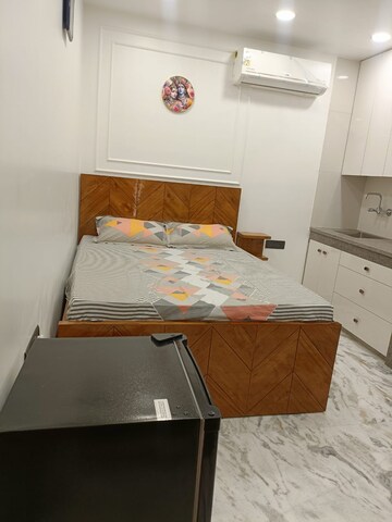 Bedroom in 2 BHK Builder Floor at Chattarpur – for Rent