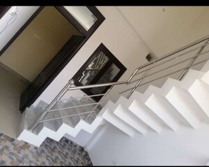 Staircase in 2 BHK Villa at Jankipuram Extension – for Sale