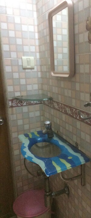 Bathroom in 1 BHK Apartment at Neelganga Apartment, Lower Parel – for Rent