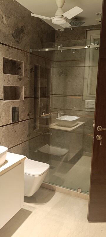 Bathroom in 3 BHK Apartment at Vasant Kunj – for Rent
