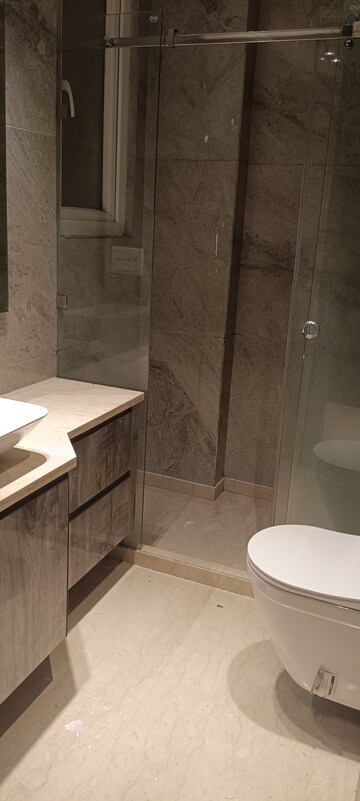 Bathroom in 3 BHK Apartment at Vasant Kunj – for Rent