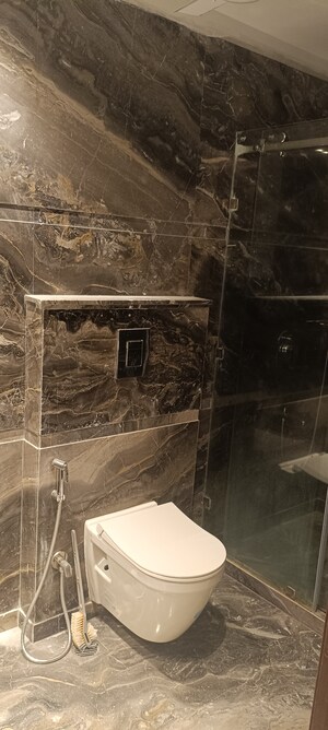 Bathroom in 3 BHK Apartment at Vasant Kunj – for Rent