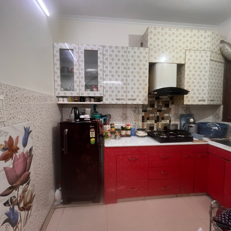 Kitchen, e block shastri nagar 2 Bedroom 105 Sq.Yd. Apartment In E Block Shastri Nagar Ghaziabad 9307966