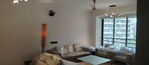 Living Room in 2 BHK Apartment at Transcon Triumph Tower, Andheri West – for Rent