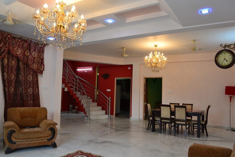 Living Room, gomti nagar 3 Bedroom 2152 Sq.Ft. Independent House In Gomti Nagar Lucknow 9308011