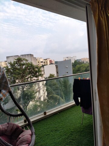 Balcony in 3 BHK Apartment at Dhanvantari Terrace CHS, Erandwane – for Rent