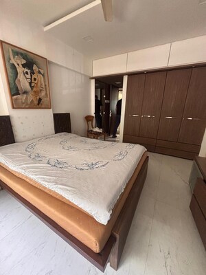Bedroom in 3 BHK Apartment at PR Hira, Khar West – for Rent