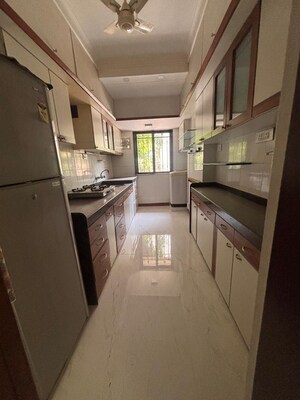 Kitchen in 3 BHK Apartment at PR Hira, Khar West – for Rent